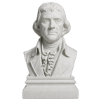 Thomas Jefferson Marble Stone collectible bust