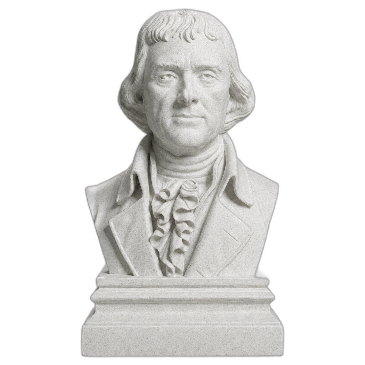 Thomas Jefferson Marble Stone collectible bust
