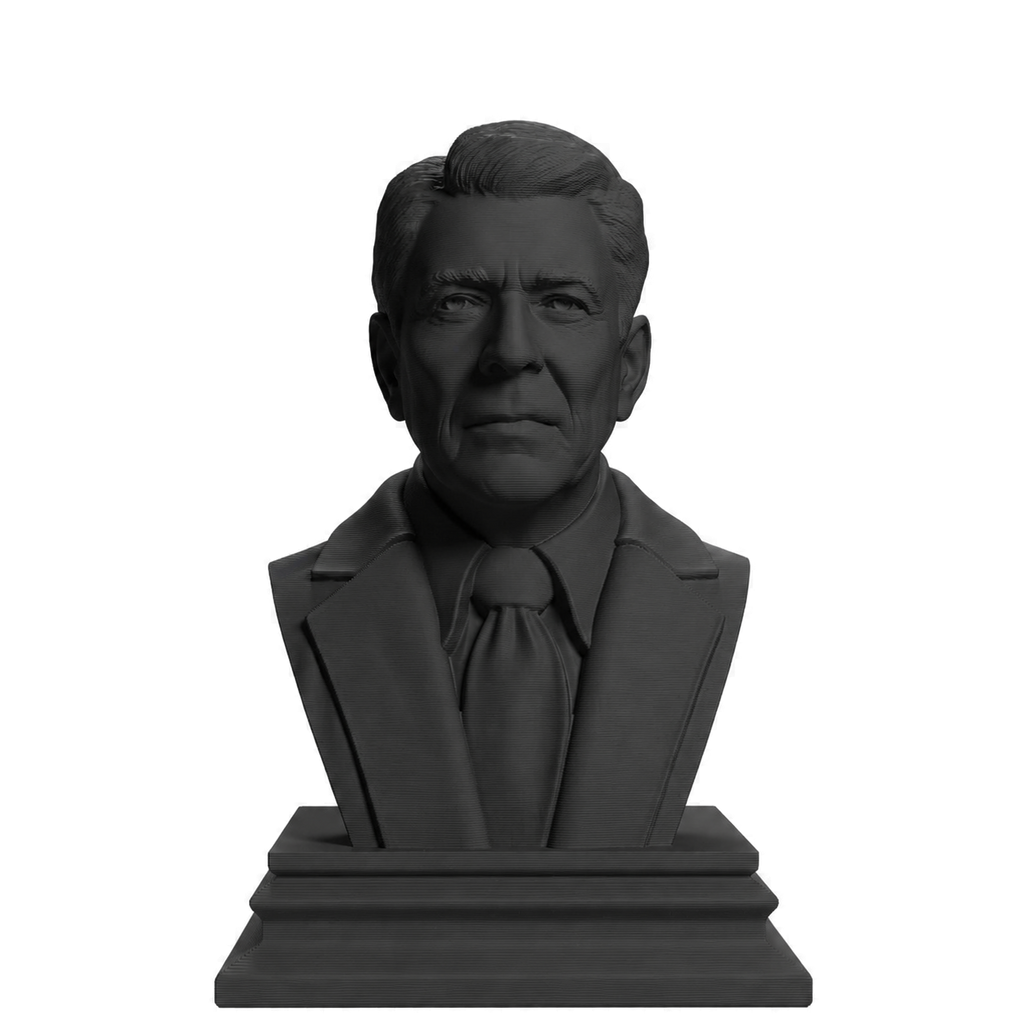 Ronald Reagan Charcoal Black collectible bust