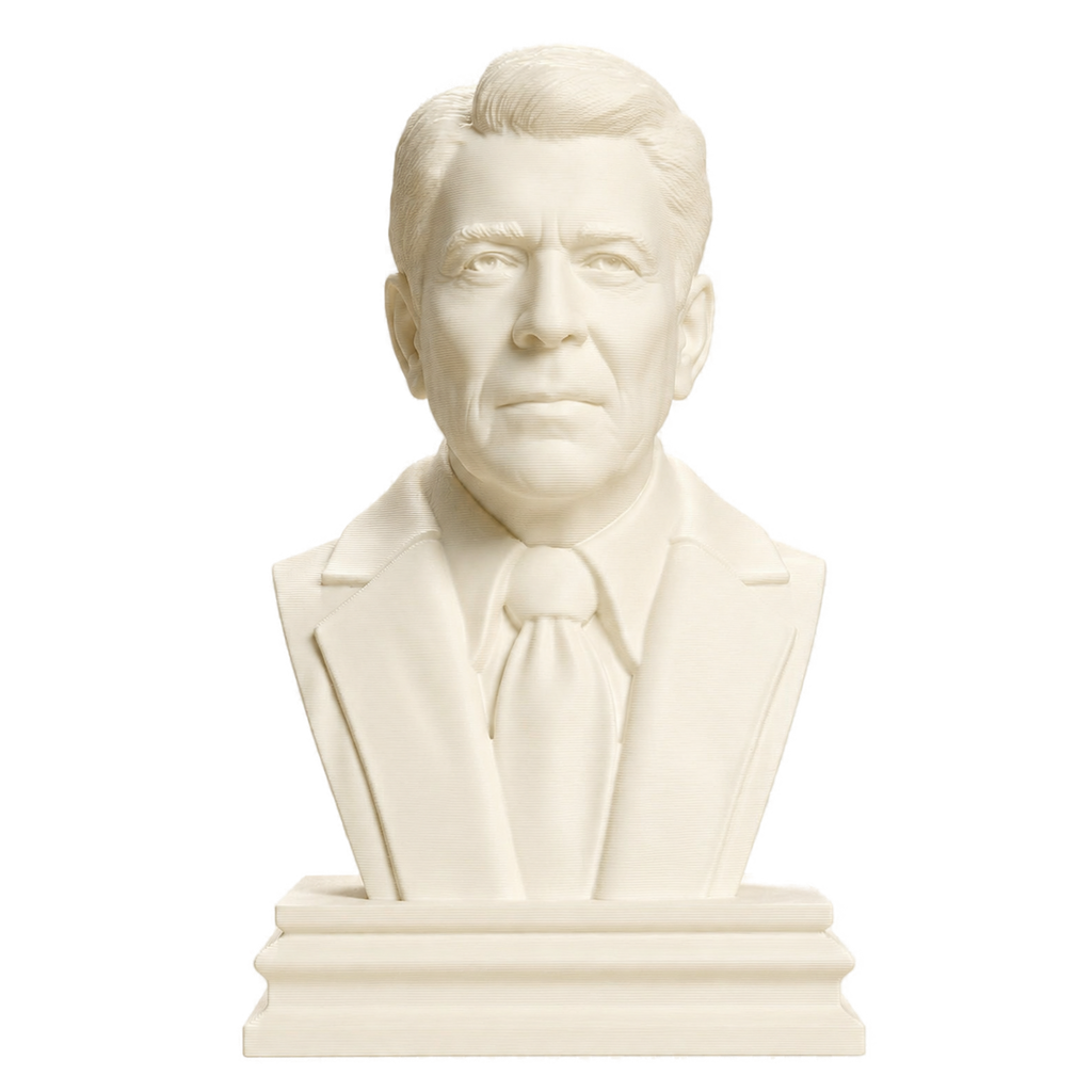 Ronald Reagan Ivory White collectible bust