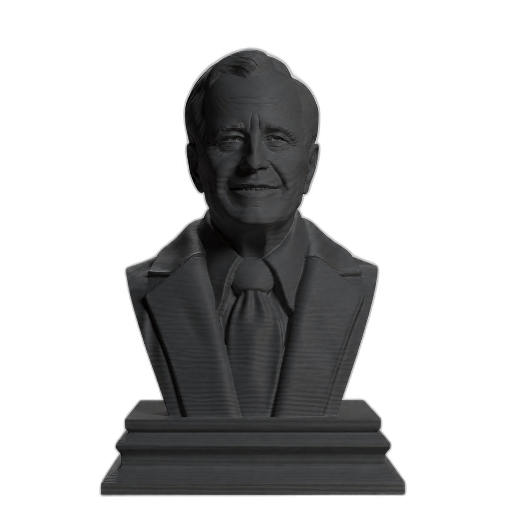 George H. W. Bush Charcoal Black collectible bust