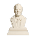 George H. W. Bush Ivory White collectible bust