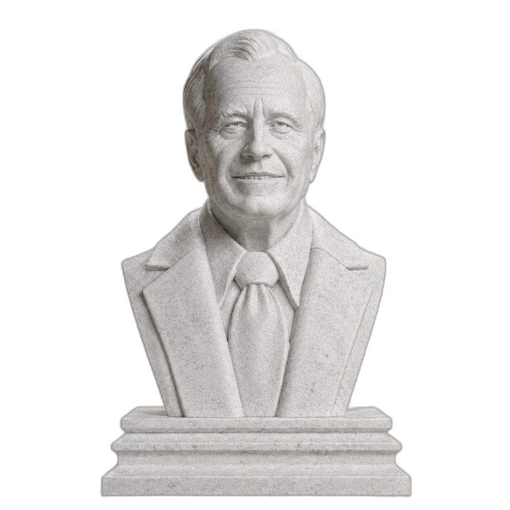 George H. W. Bush Marble Stone collectible bust