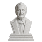 George H. W. Bush Marble Stone collectible bust