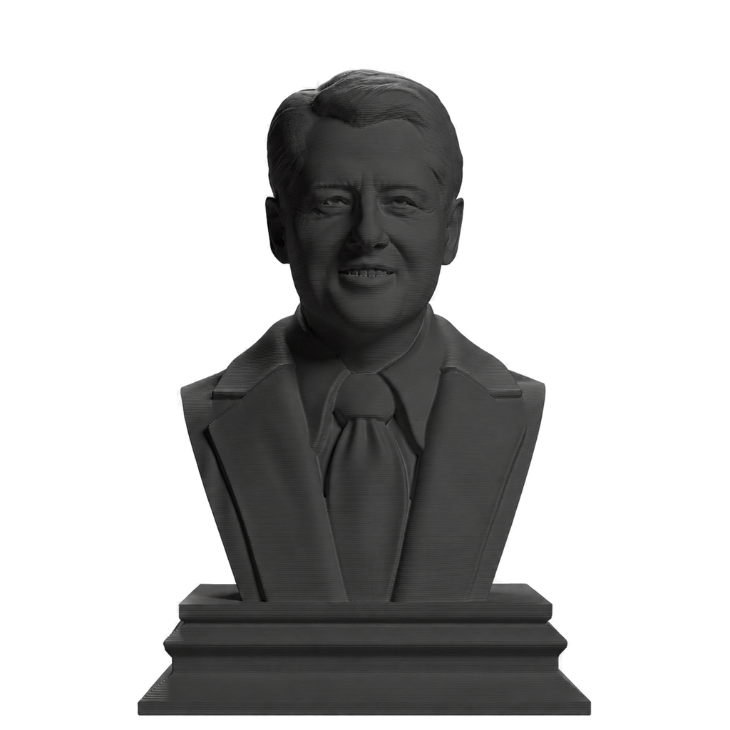 Bill Clinton Charcoal Black collectible bust