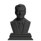 Bill Clinton Charcoal Black collectible bust