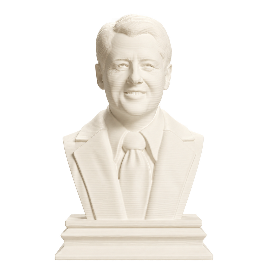 Bill Clinton Ivory White collectible bust