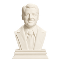 Bill Clinton Ivory White collectible bust
