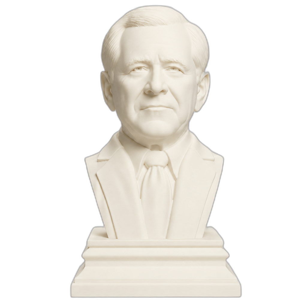 George W. Bush Ivory White collectible bust