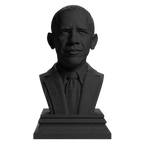 Barack Obama Charcoal Black collectible bust