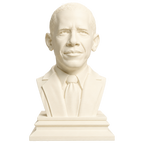 Barack Obama Ivory White collectible bust