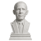 Barack Obama Marble Stone collectible bust