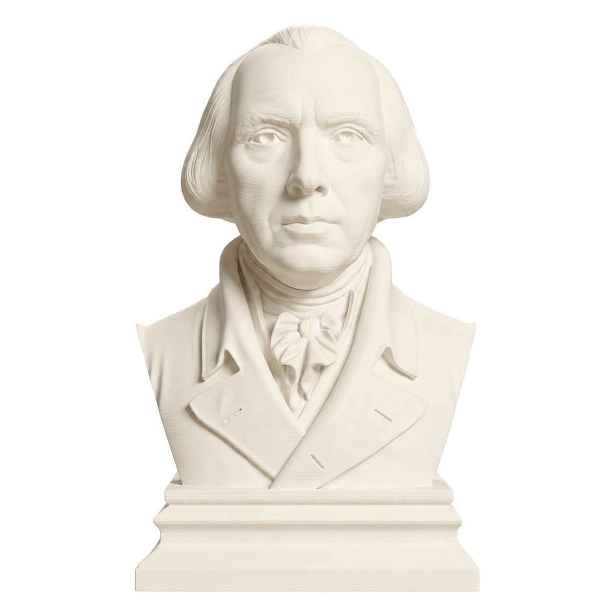 James Madison Ivory White collectible bust