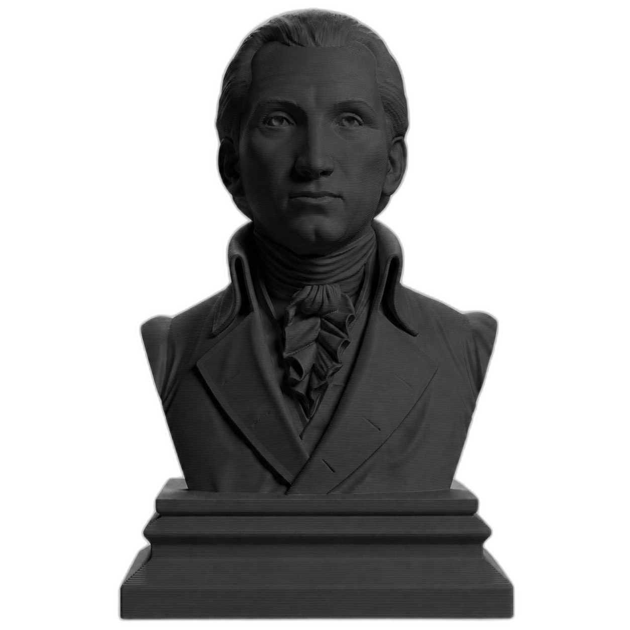 James Monroe Charcoal Black collectible bust