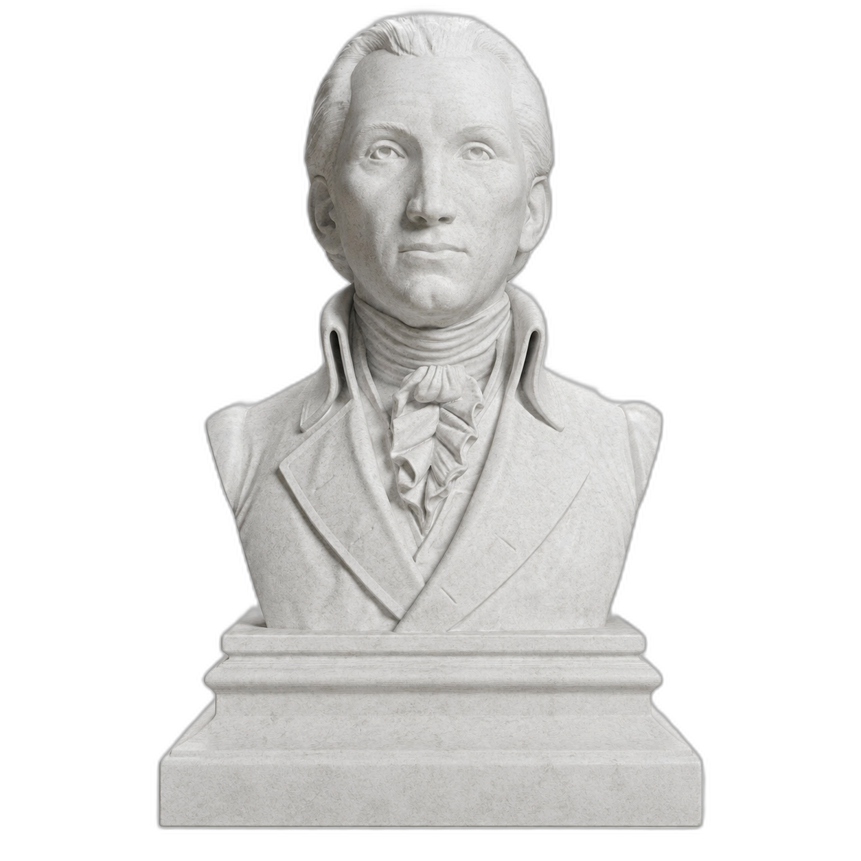 James Monroe Marble Stone collectible bust