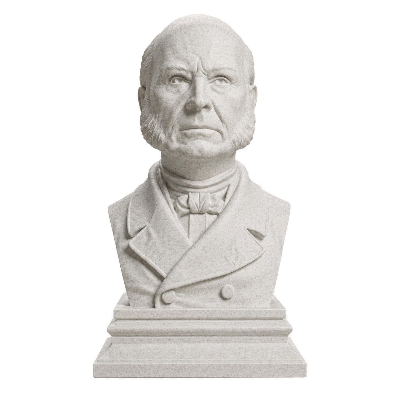 John Quincy Adams Marble Stone collectible bust