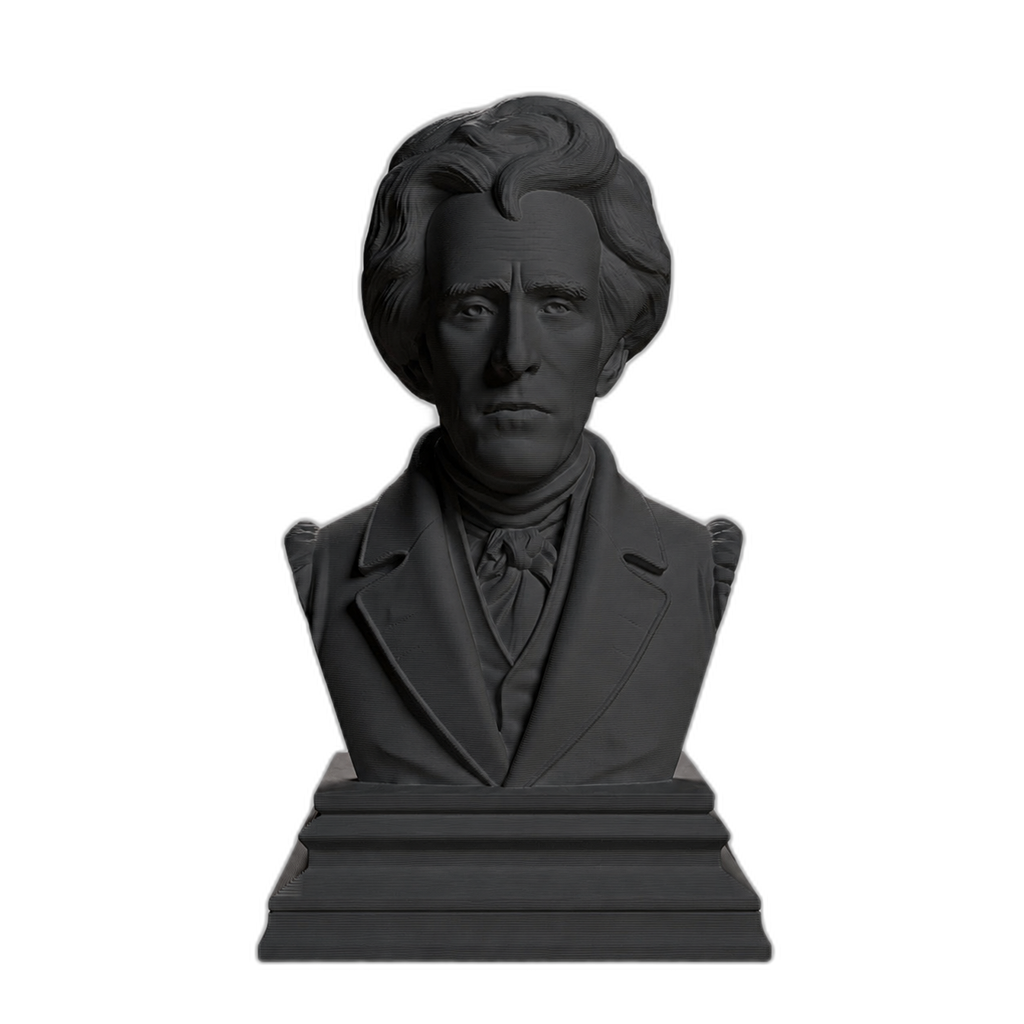 Andrew Jackson Charcoal Black collectible bust
