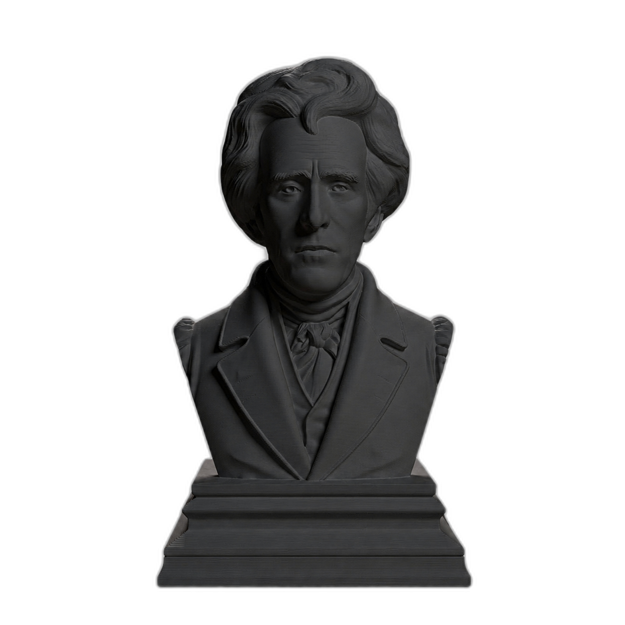 Andrew Jackson Charcoal Black collectible bust