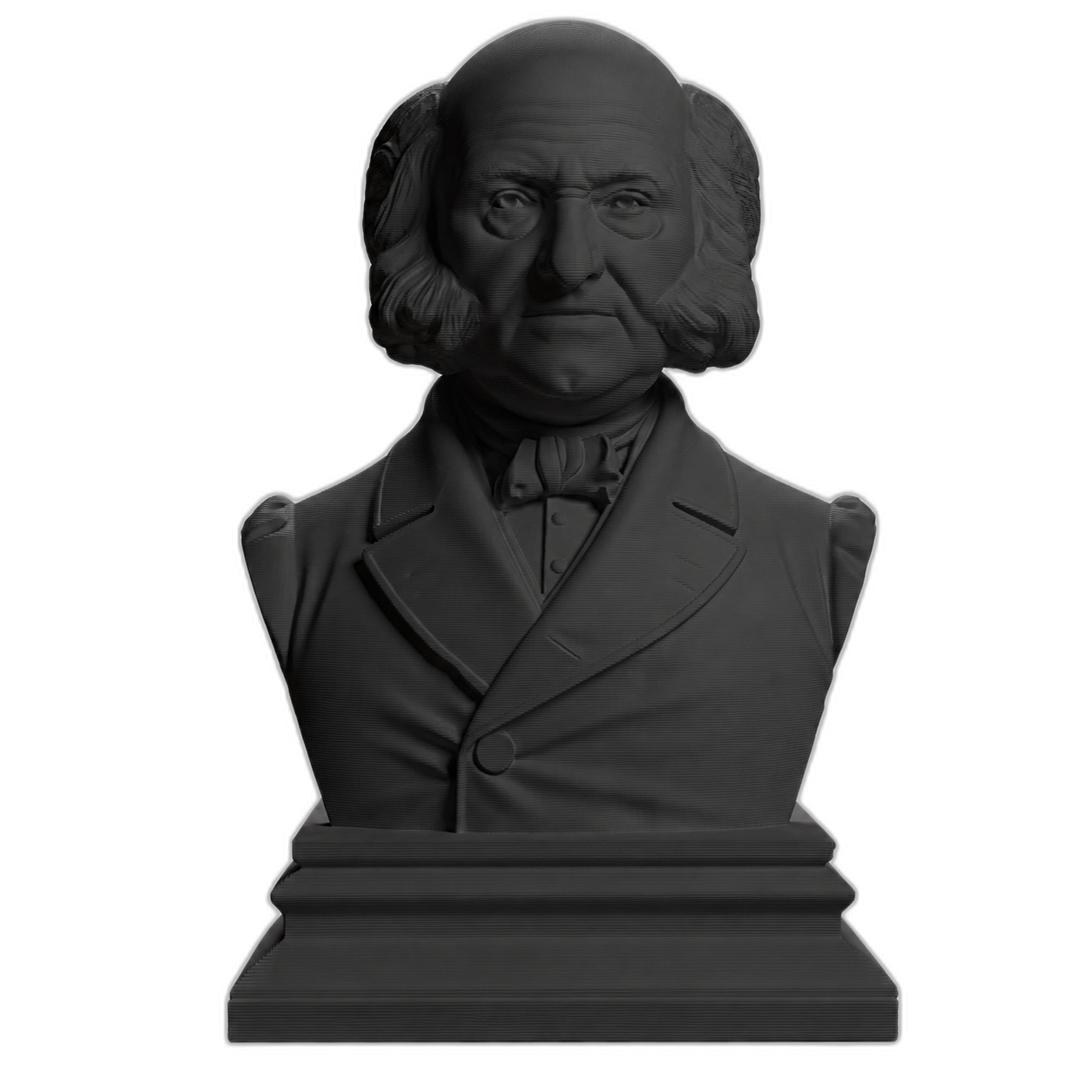 Martin Van Buren Charcoal Black collectible bust