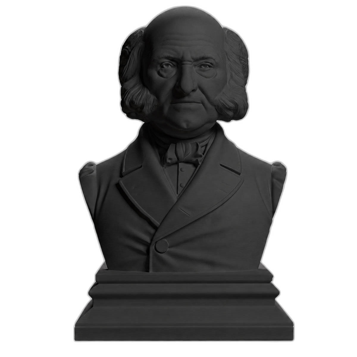 Martin Van Buren Charcoal Black collectible bust
