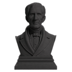William Henry Harrison Charcoal Black collectible bust