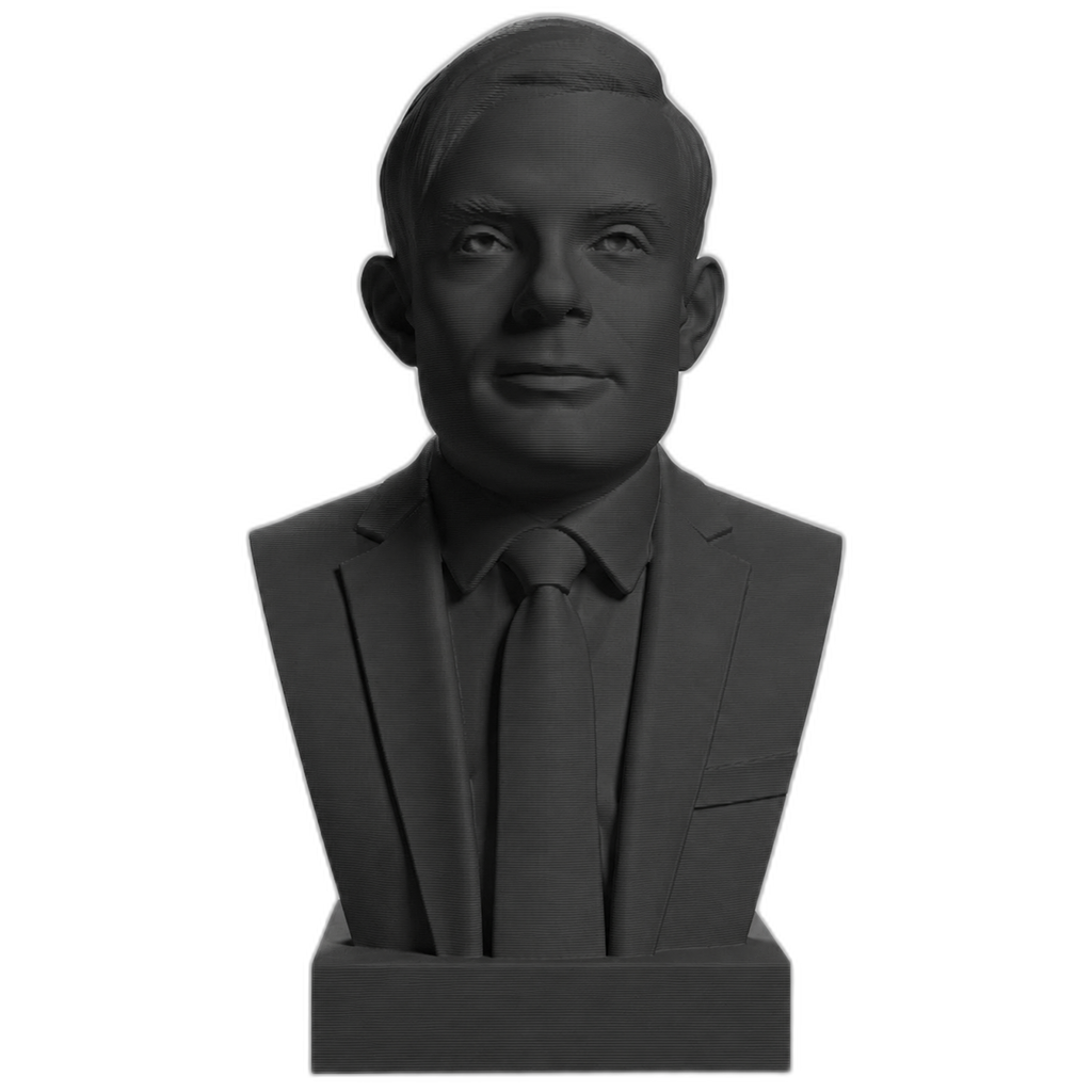 Alan Turing Charcoal Black collectible bust