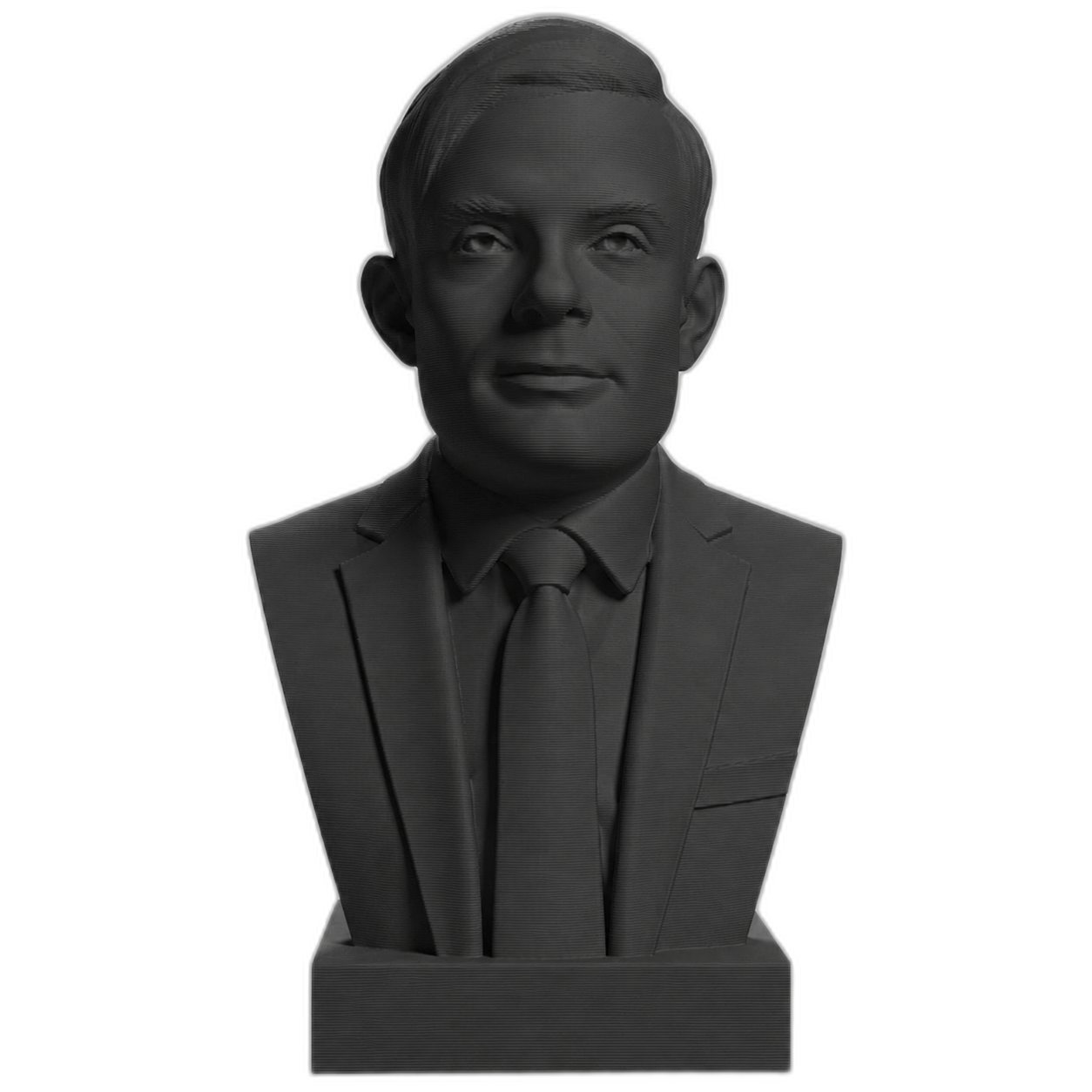 Alan Turing Charcoal Black collectible bust