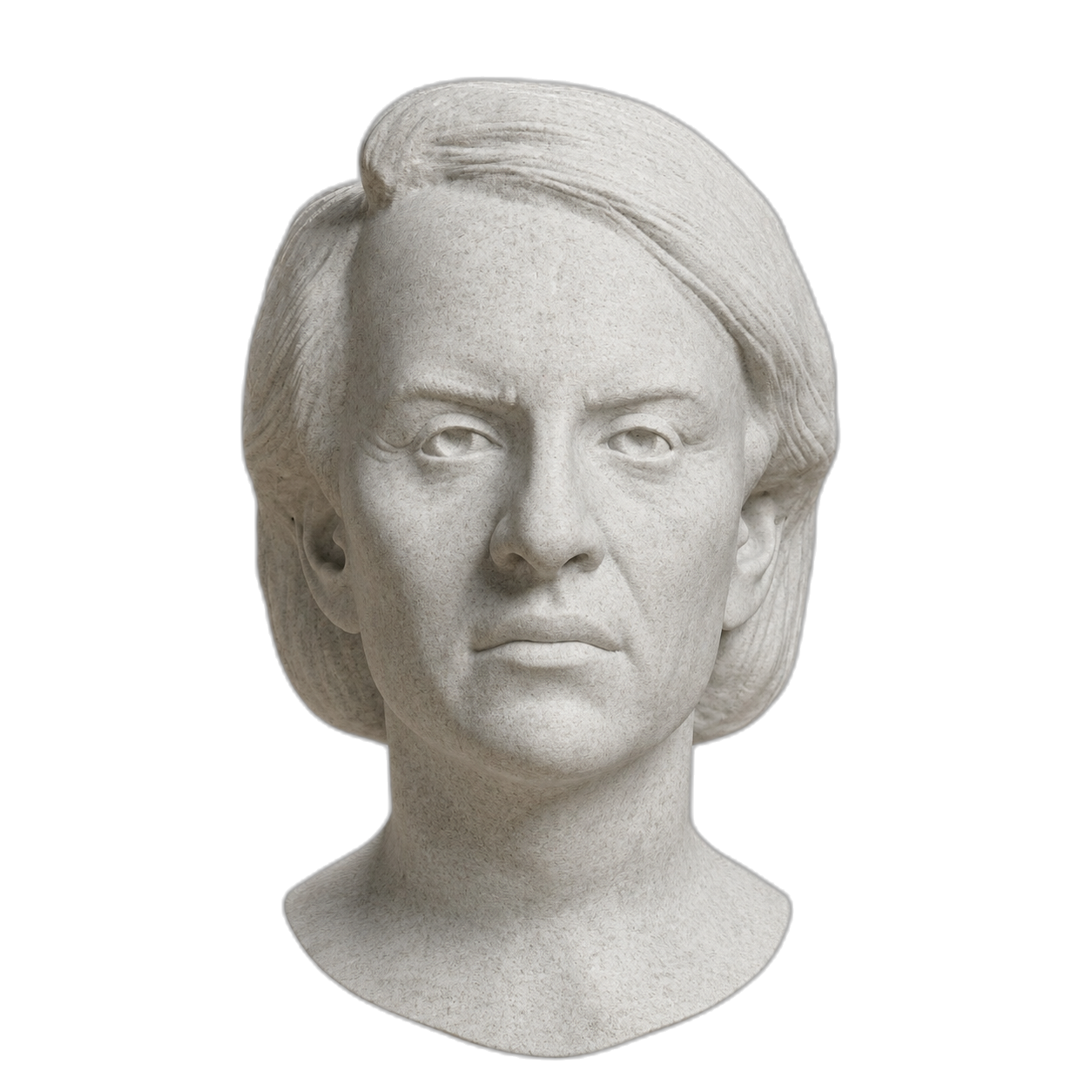 Carl Sagan Marble Stone collectible bust