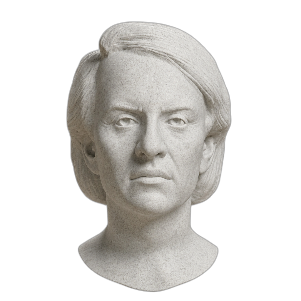 Carl Sagan Marble Stone collectible bust
