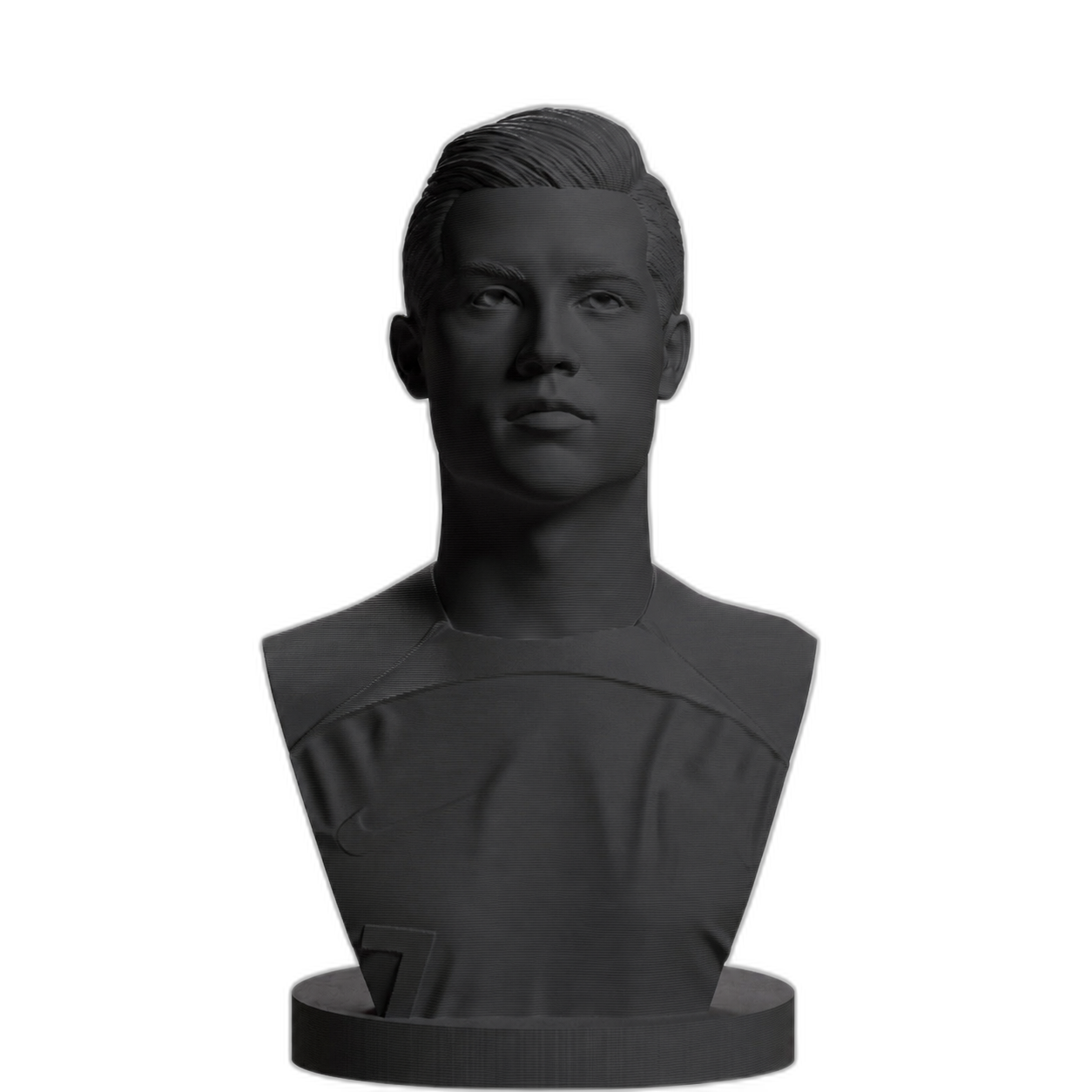 Cristiano Ronaldo Charcoal Black collectible bust