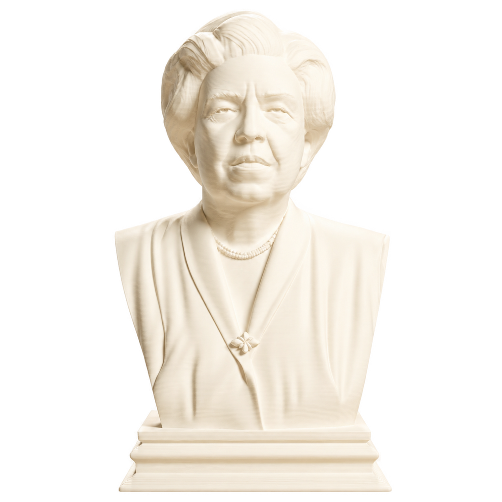 Eleanor Roosevelt Ivory White collectible bust