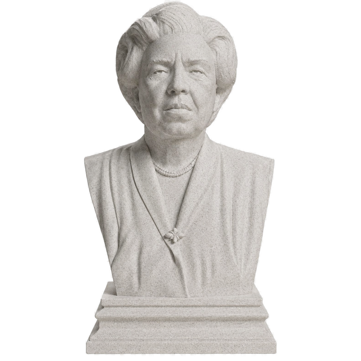 Eleanor Roosevelt Marble Stone collectible bust