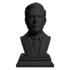 Elon Musk Charcoal Black collectible bust