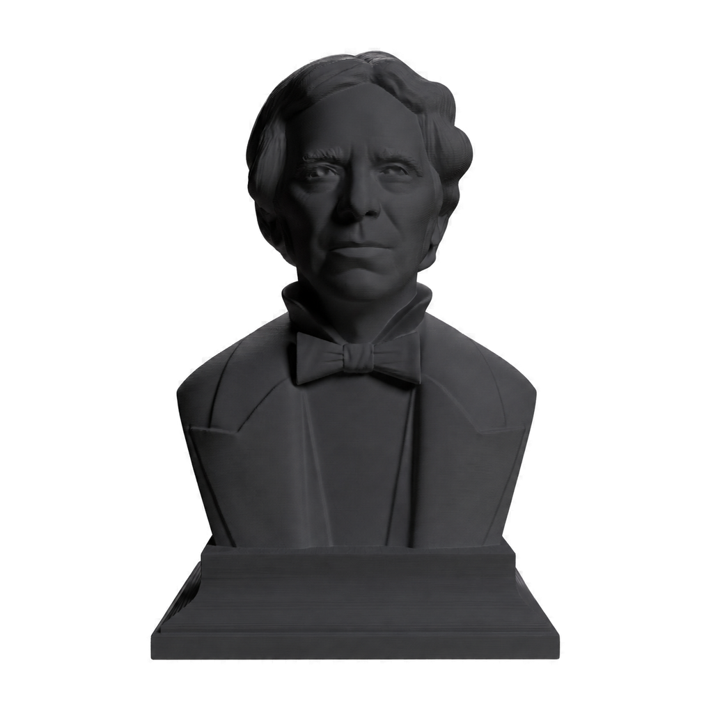 Michael Faraday Charcoal Black collectible bust