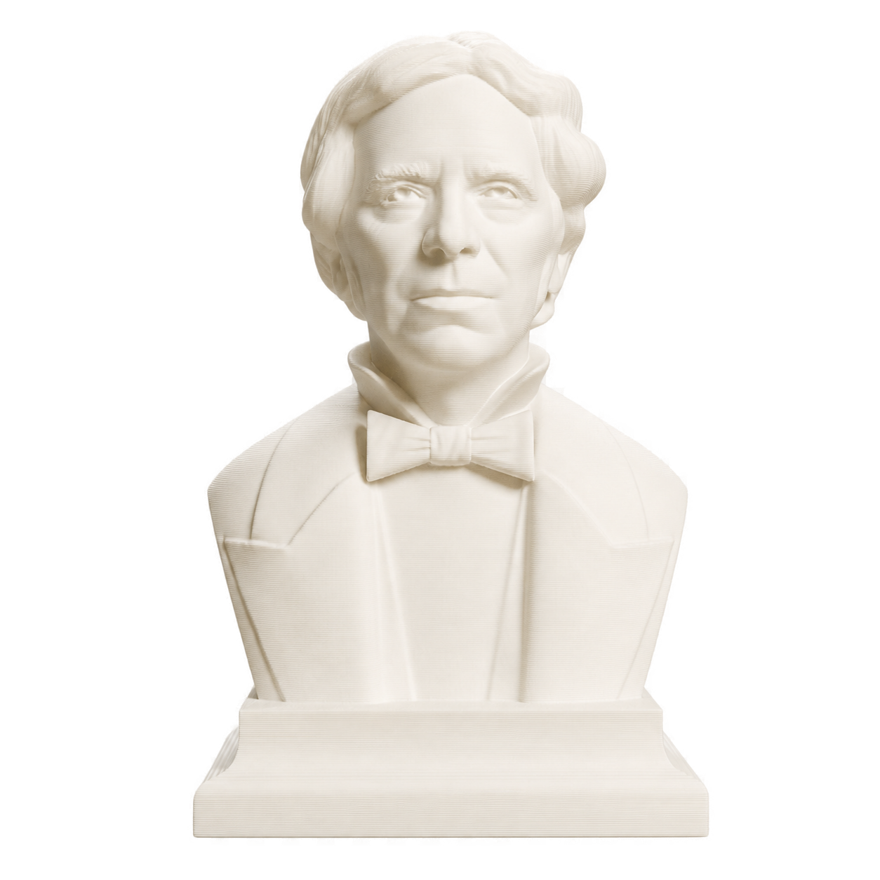 Michael Faraday Ivory White collectible bust
