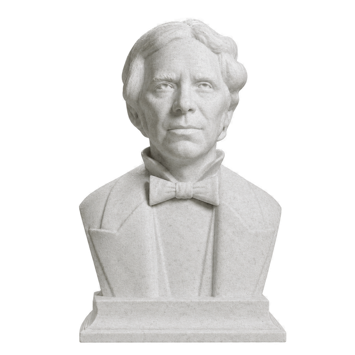 Michael Faraday Marble Stone collectible bust