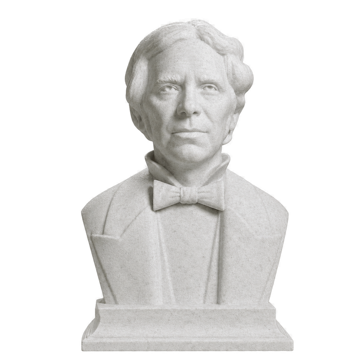 Michael Faraday Marble Stone collectible bust