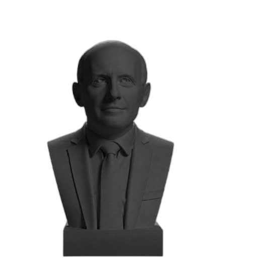 Enrico Fermi Charcoal Black collectible bust