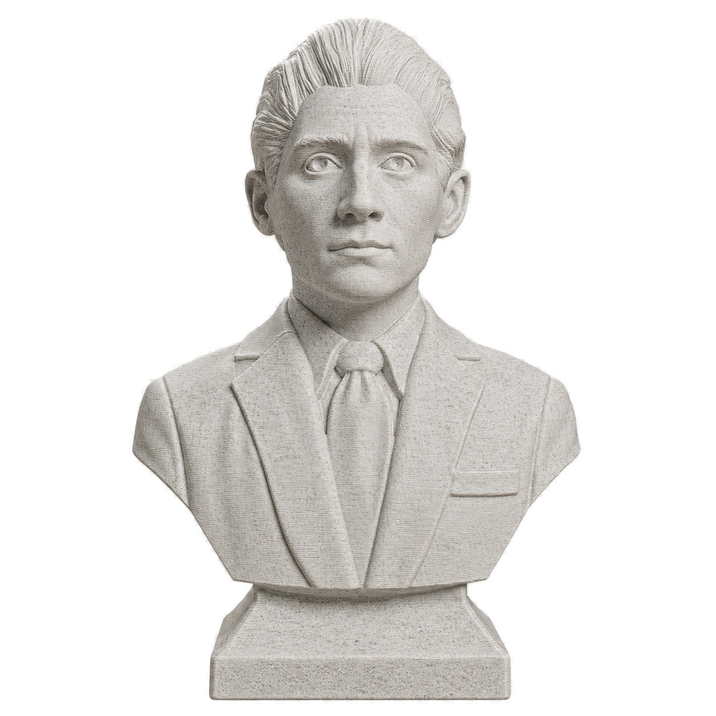 Franz Kafka Marble Stone collectible bust