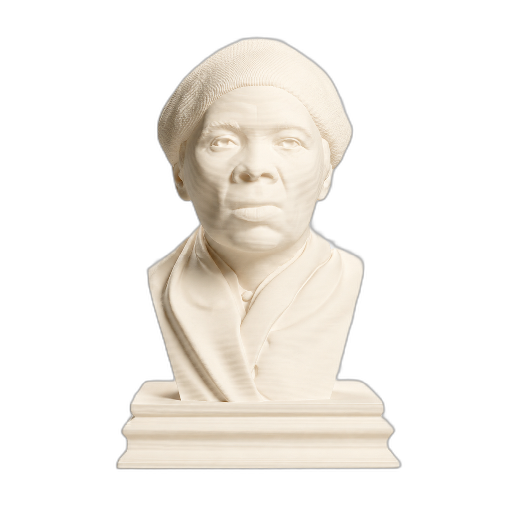 Harriet Tubman Ivory White collectible bust