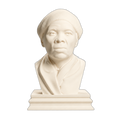 Harriet Tubman Ivory White collectible bust