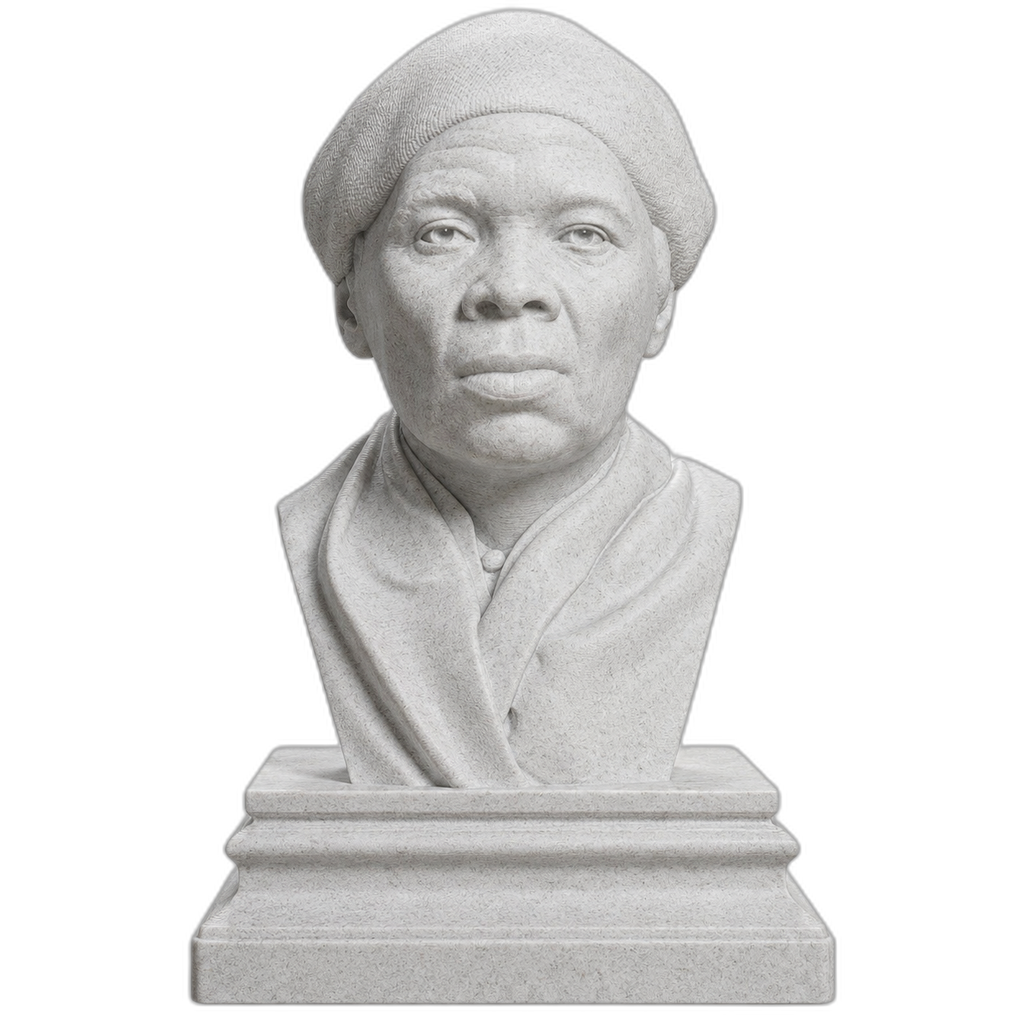 Harriet Tubman Marble Stone collectible bust