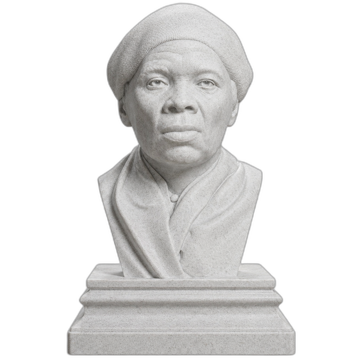 Harriet Tubman Marble Stone collectible bust