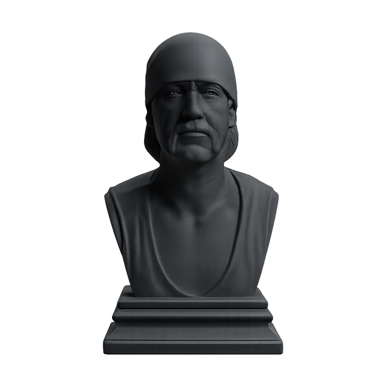 Hulk Hogan Charcoal Black collectible bust