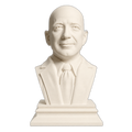 Jeff Bezos Ivory White collectible bust
