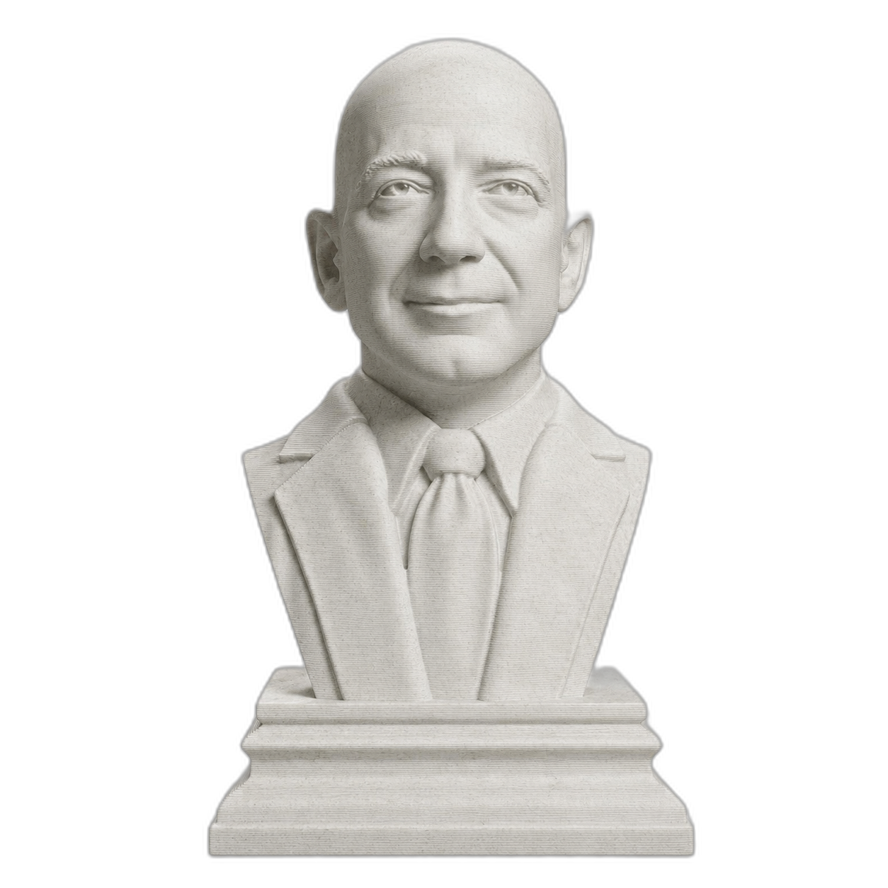 Jeff Bezos Marble Stone collectible bust