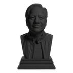 Jensen Huang Charcoal Black collectible bust