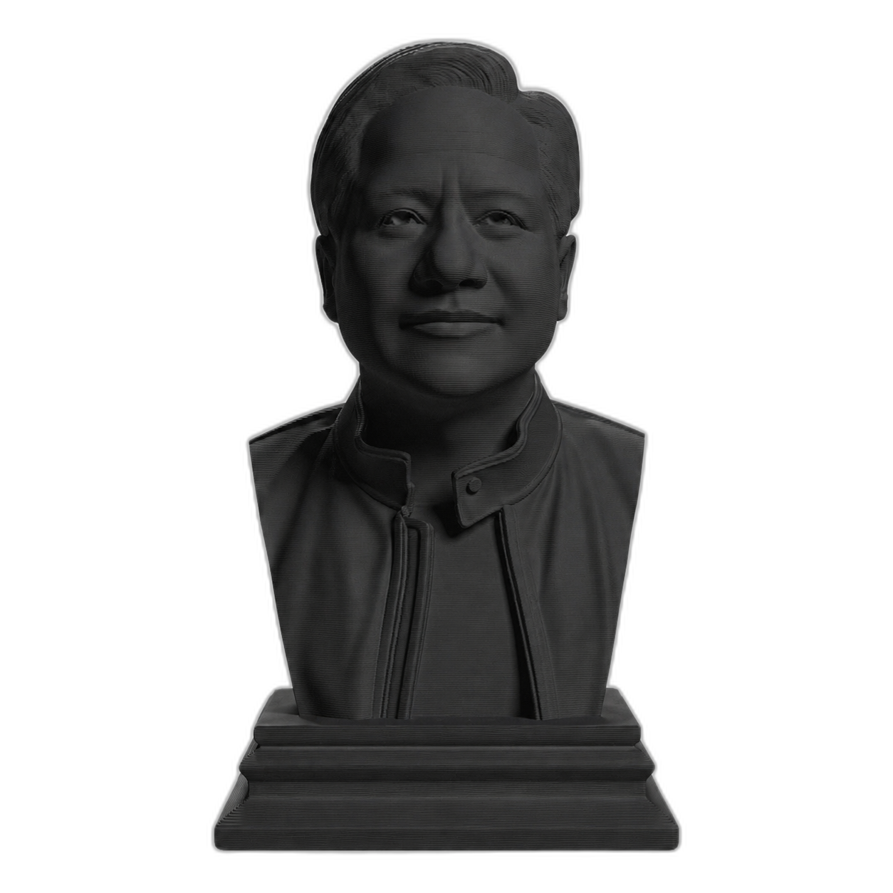 Jensen Huang Charcoal Black collectible bust