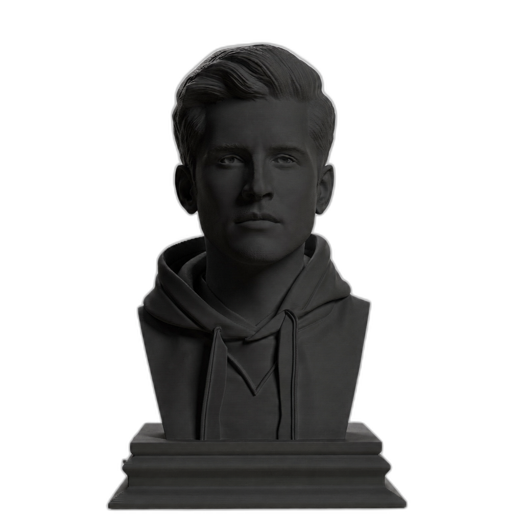 Ludwig Ahgren Charcoal Black collectible bust