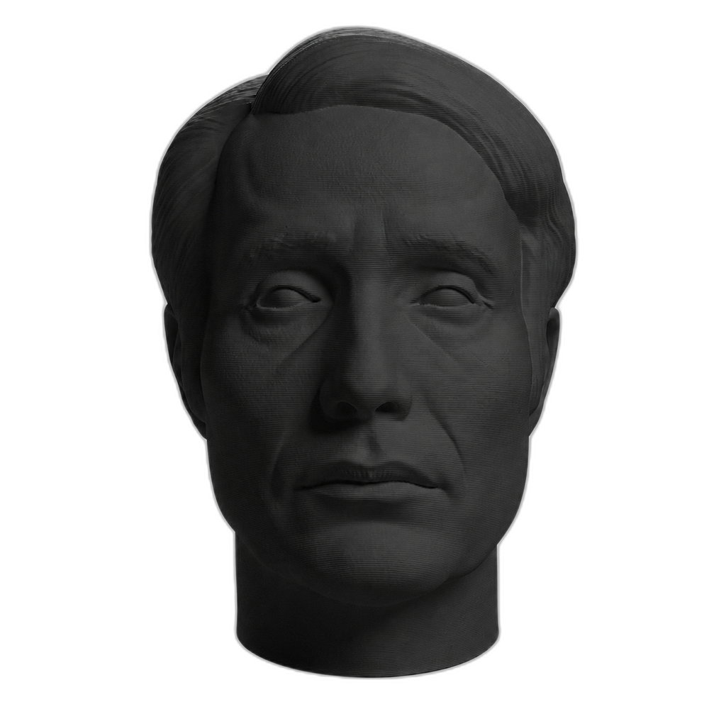 Mads Mikkelsen Charcoal Black collectible bust